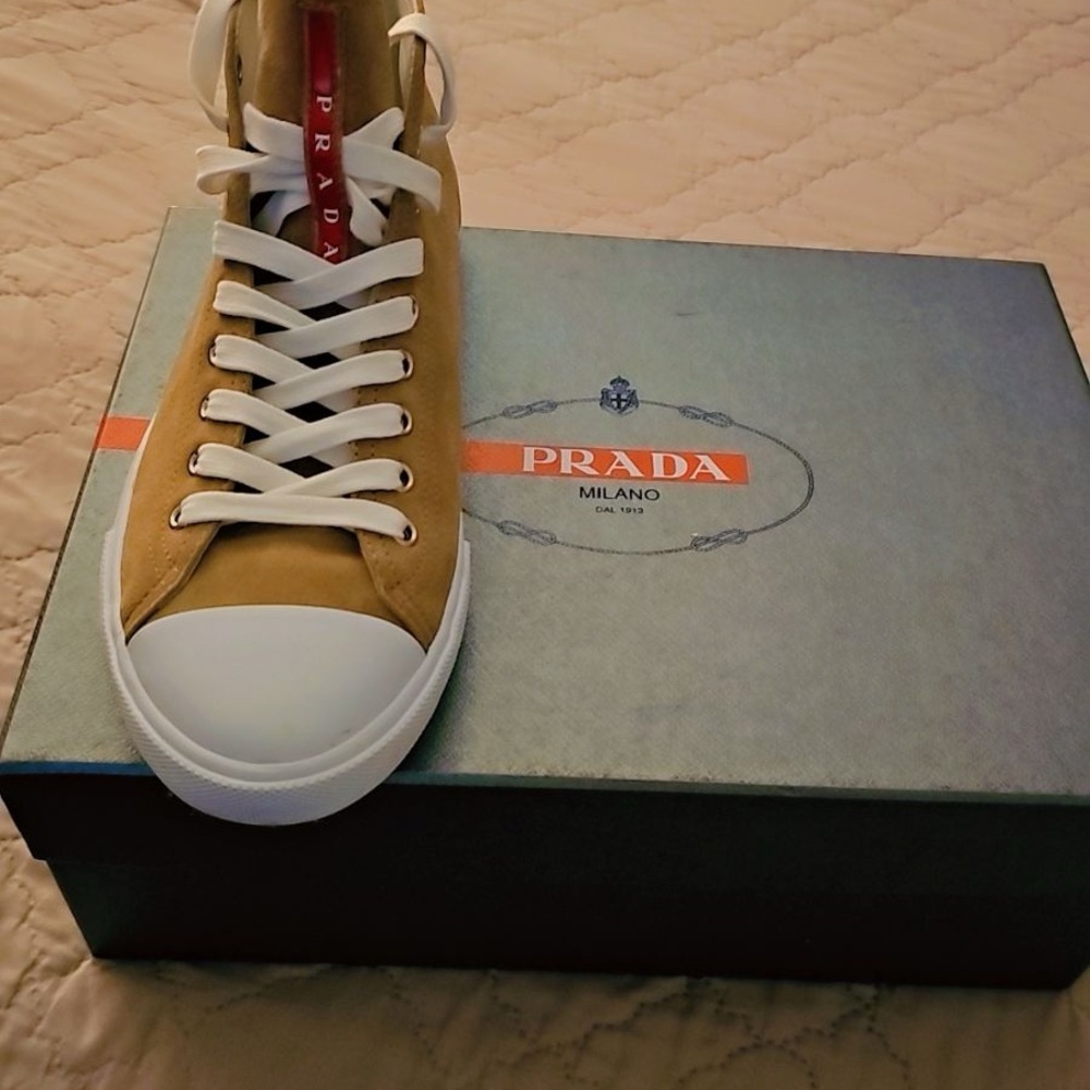 PRADA Hi Top Sneakers